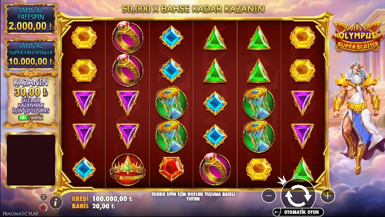 PrimeBahis Gates Of Olympus Super Scatter