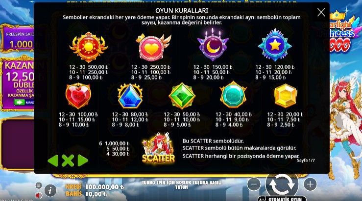 PrimeBahis Starlight Princess 1000
